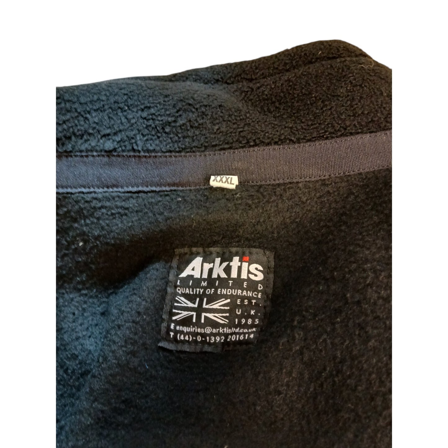 Arktis Fleece Jacket Black Fits As Liner For B315 Avenger Security Ex Police
