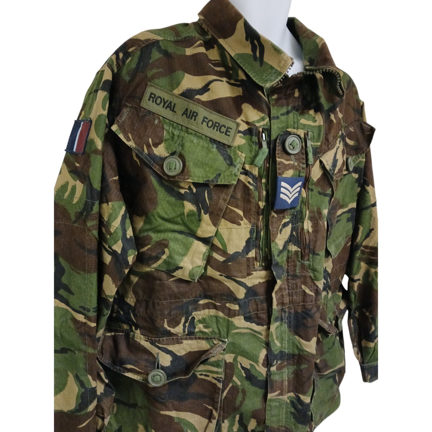 DPM Field Jacket Woodland Combat Smock Ripstop Coat Camoflauge Military