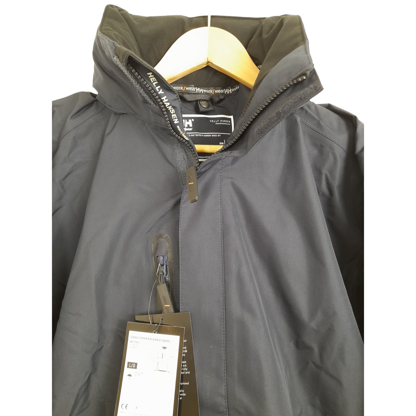 Helly Hansen Haag Parka Waterproof 71045 Navy Workwear Jacket Coat