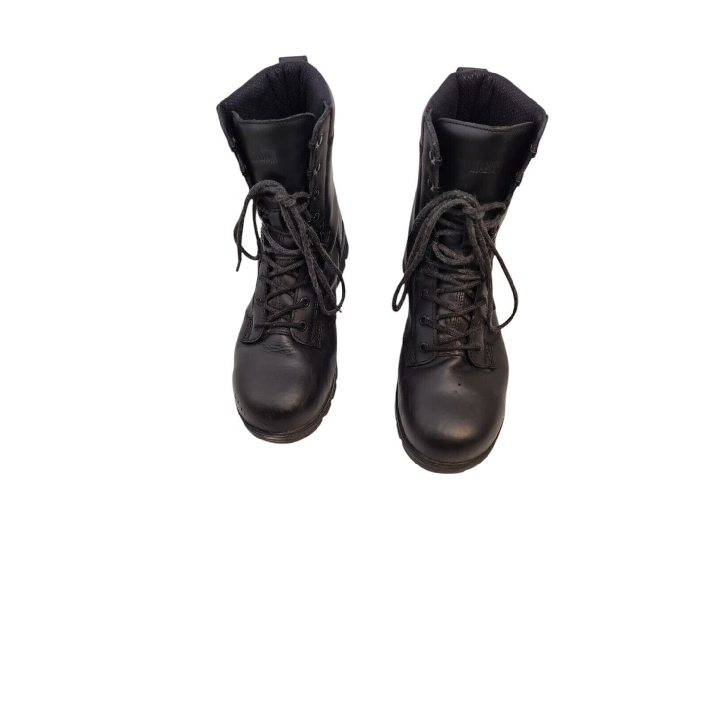 Magnum Patrol Boots Power Black Size 10 Leather Vibram Sole Security Police