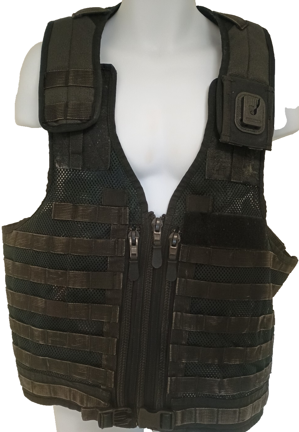 Arktis Molle Tactical Utility Vest Black Size L Adjustable Klickfast Security