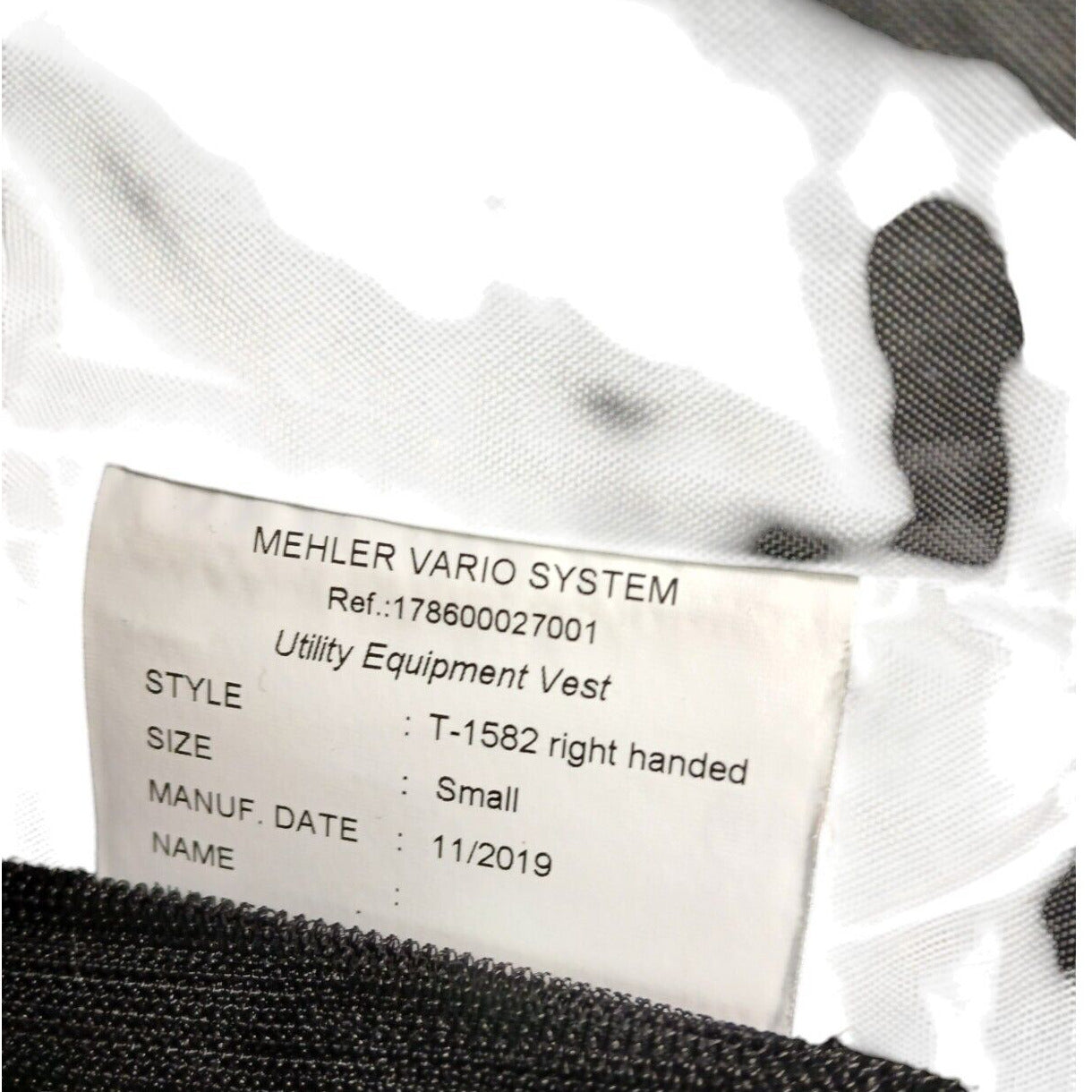 Mehler Vario System Vest Tactical Small Integrated Pouches Security Police