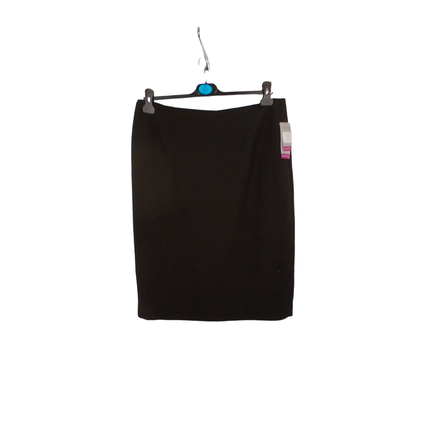 Black Lined Fitted Skirt Business Work School Various Sizes Back Split