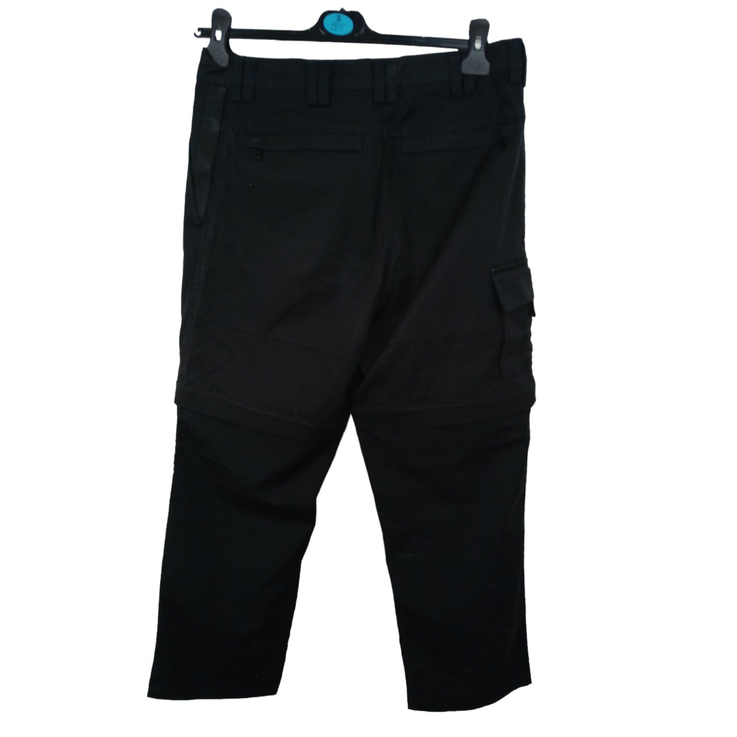 Ripstop Cargo Combat Zip Off Black Utility Trousers Ex Police Various Sizes Kit