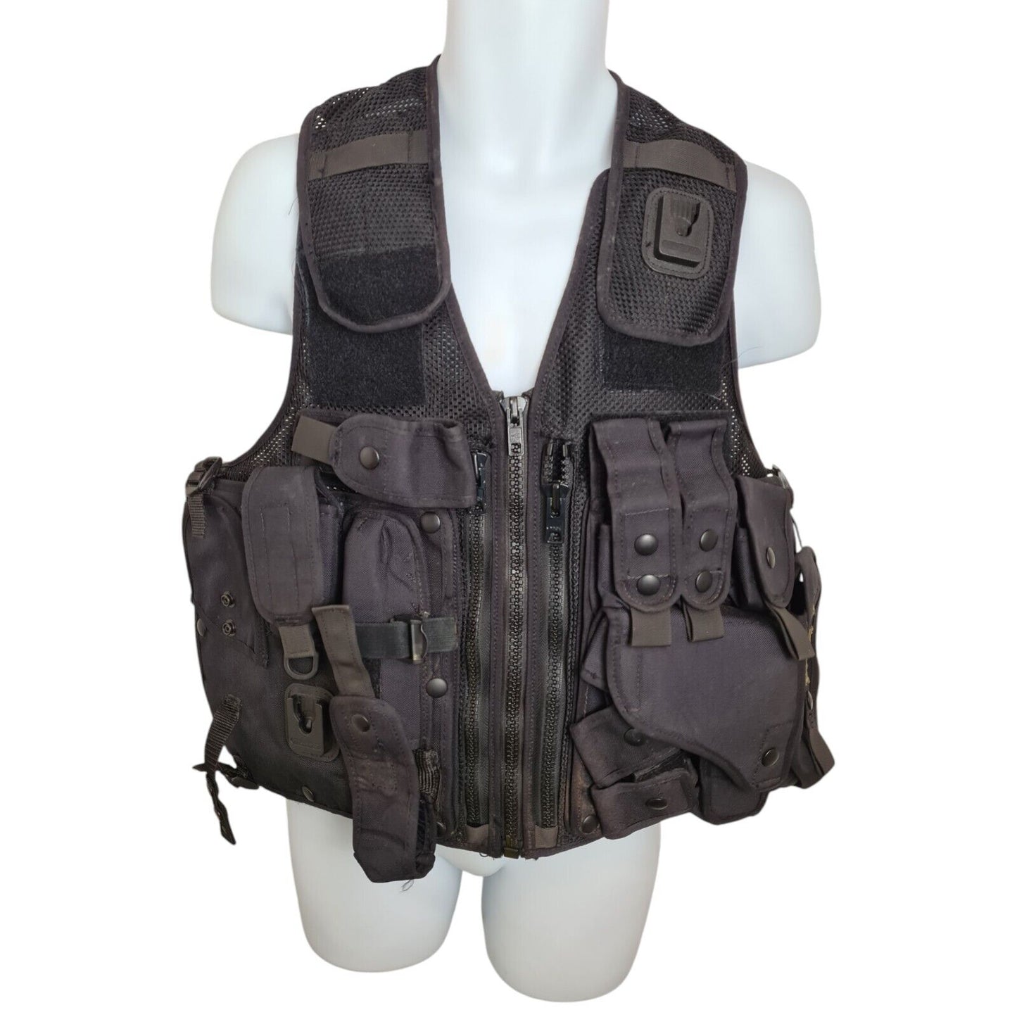 PWL Tactical Vest Police Integrated Pouches Security Airsoft Klickfast Medium