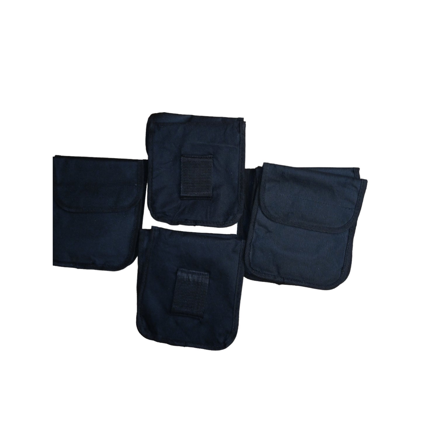 Document Pouches Belt Loop Black x10 Ex Police Duty Fixing Security Airsoft