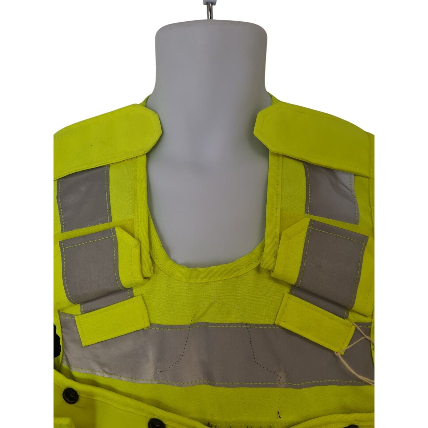 Aegis Engineering Hi Vis Hi Viz Stab Vest With Pouches Security Tactical Police