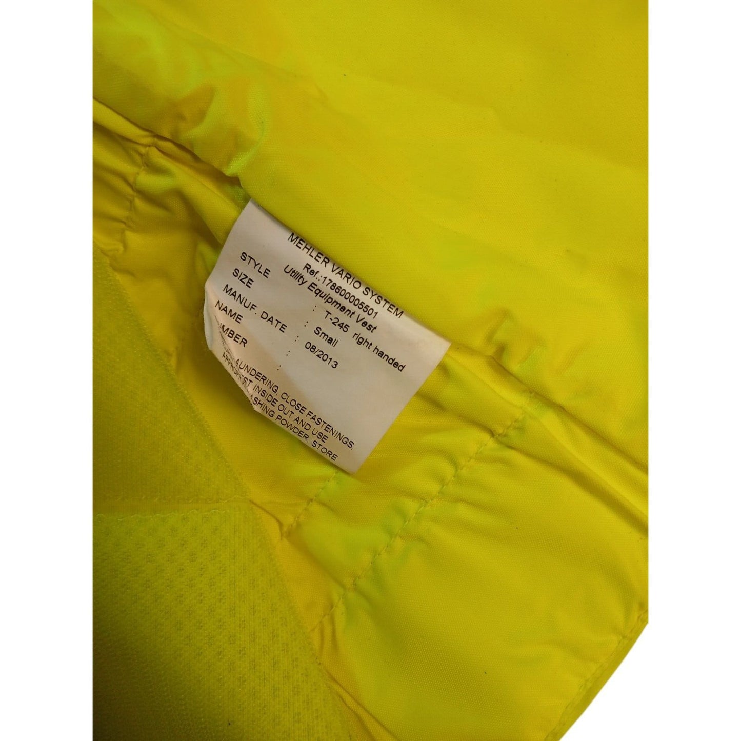 Mehler Vario System Vest Tactical Hi Viz Vis Klickfast Ex Police Small Security