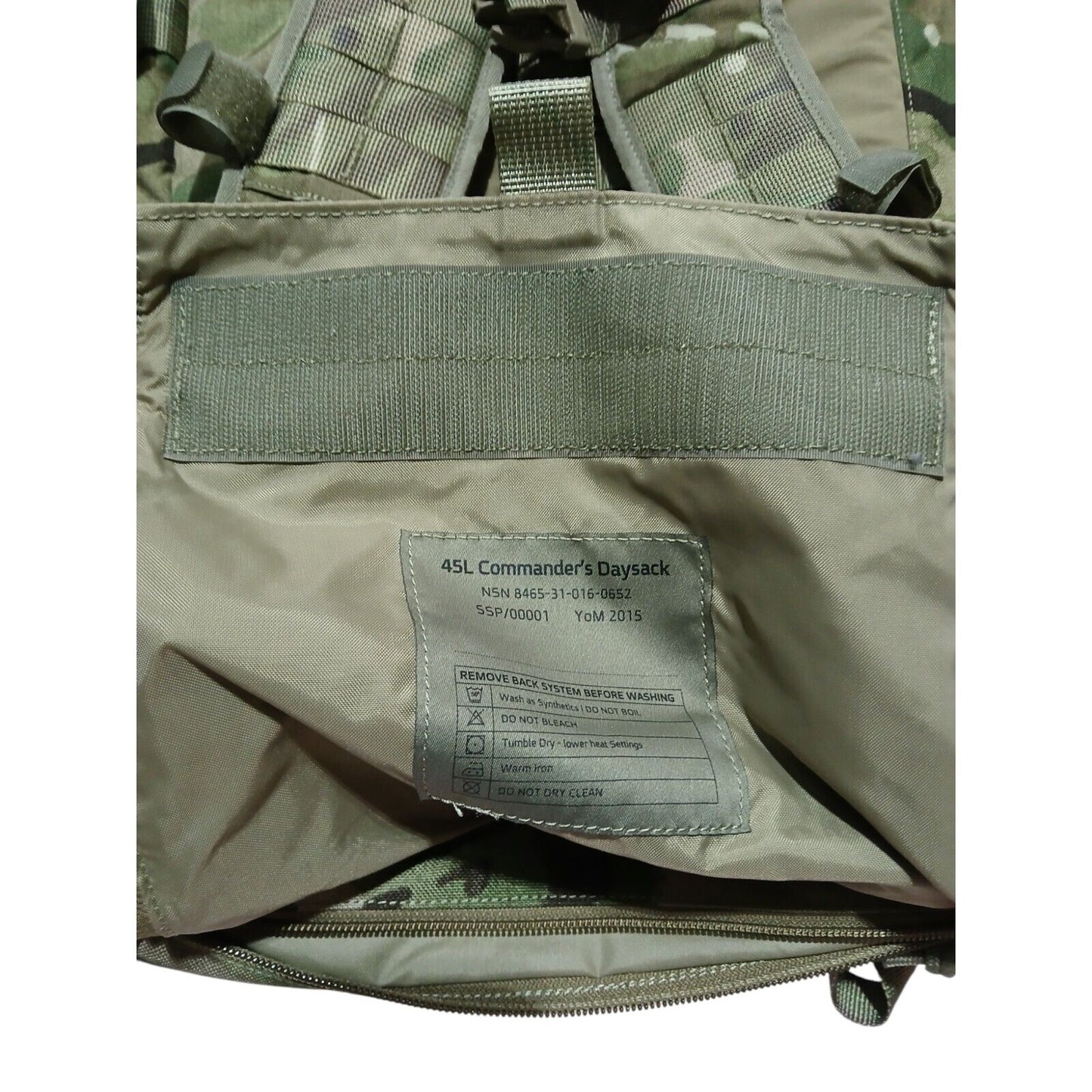Virtus Commanders Daysack 45L British Army MTP Rucksack Kit Internal Rigid Frame