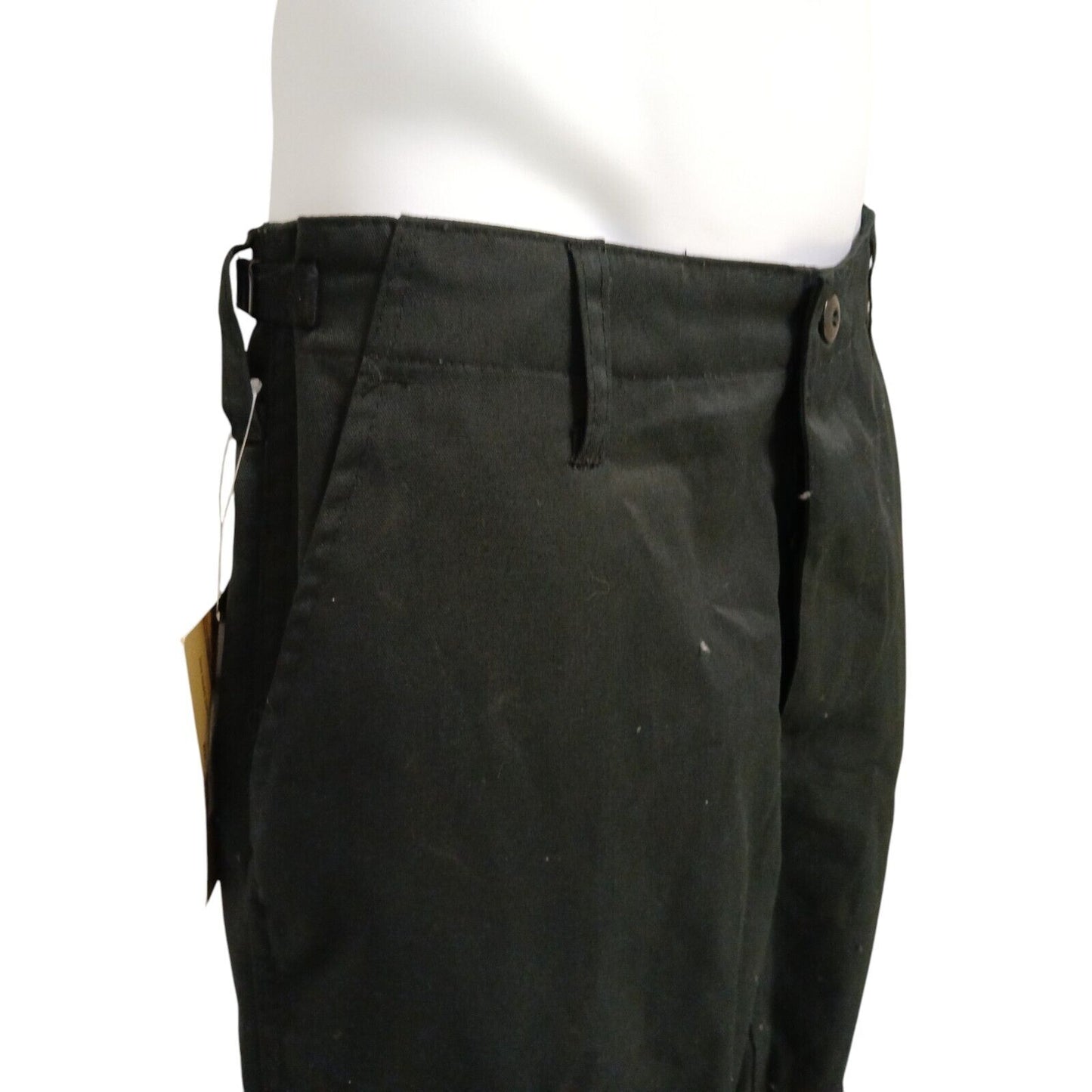 Mil-Tec Tactical Combat Trousers Cargo Black 30% Braumwolle Police Military Work