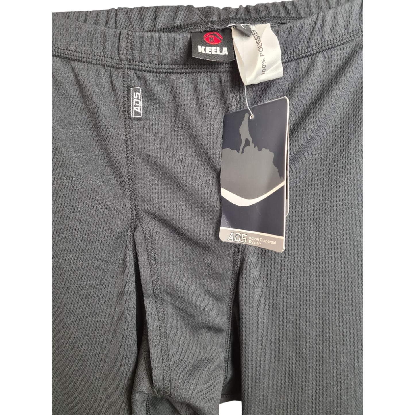 Keela ADS Thermal Base Layer Long Johns Size L New Black Security Fishing Hiking