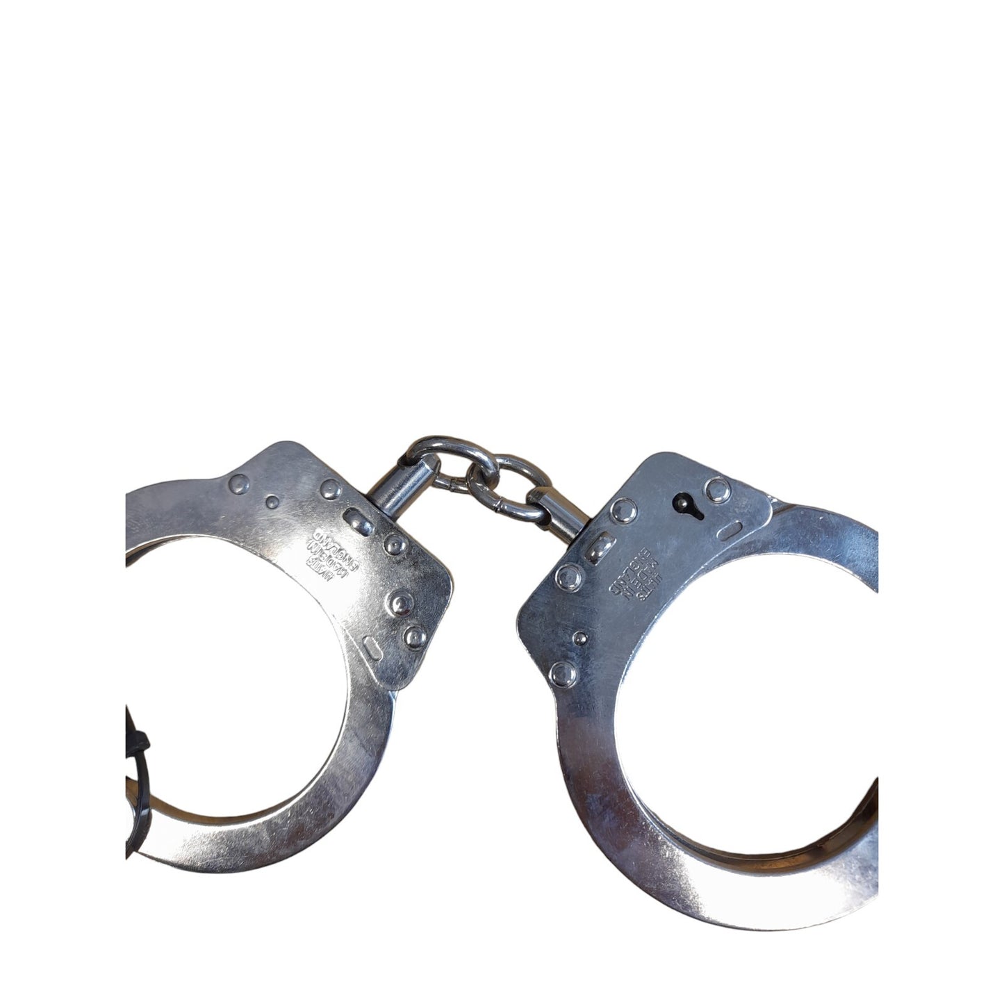 Hiatts Handcuffs Speedcuffs Superior Chain Genuine Ex Police Cuffs With 1 Key