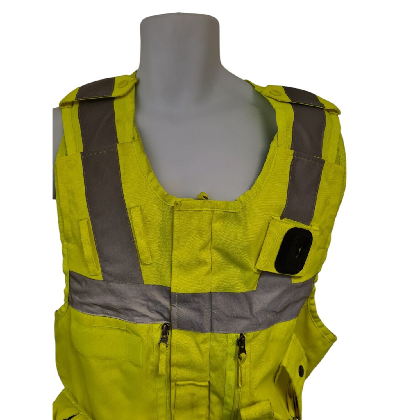Endura Tactical Vest With Pouches Hi Viz Vis Klickfast XL Security Police