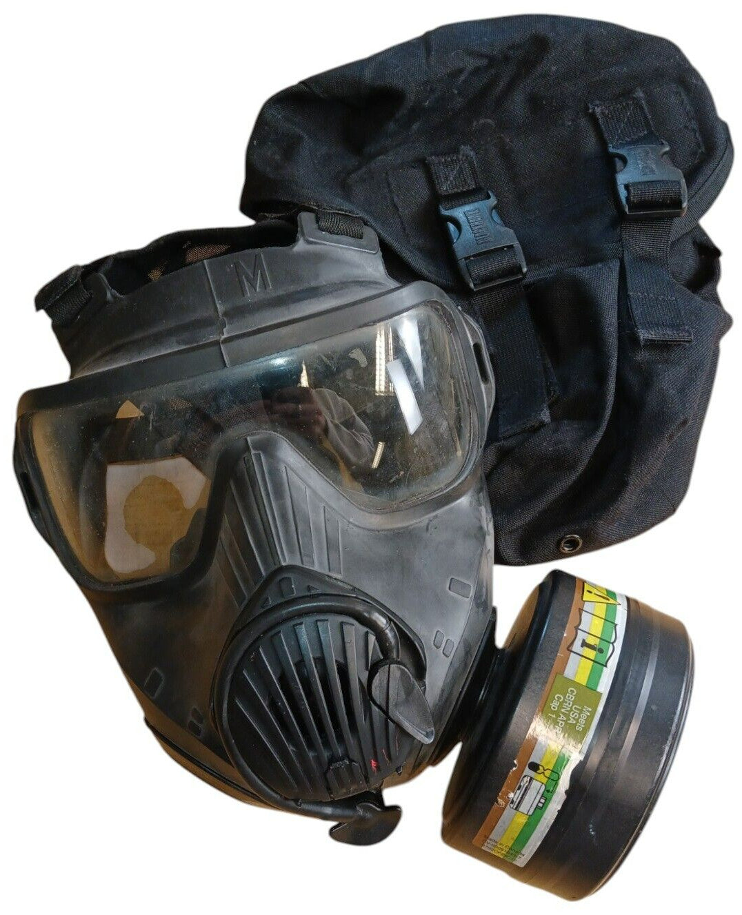 Avon C50 Respirator Gas Face Mask Medium Blackhawk Haversack Bag Police SAS SF
