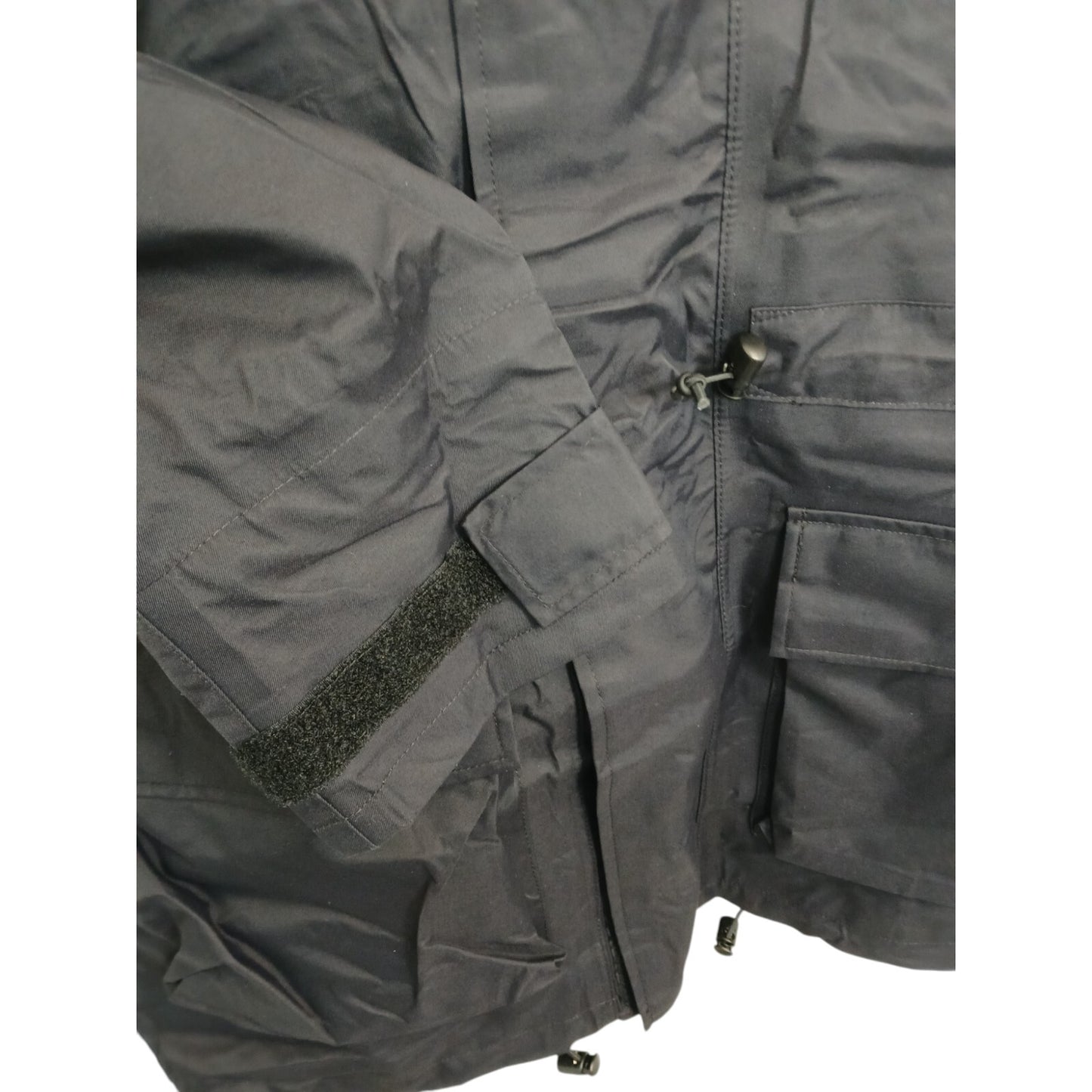 Royal Navy Jacket Wet Weather MVP Goretex Hood Coat Navy Blue Waterproof Parker