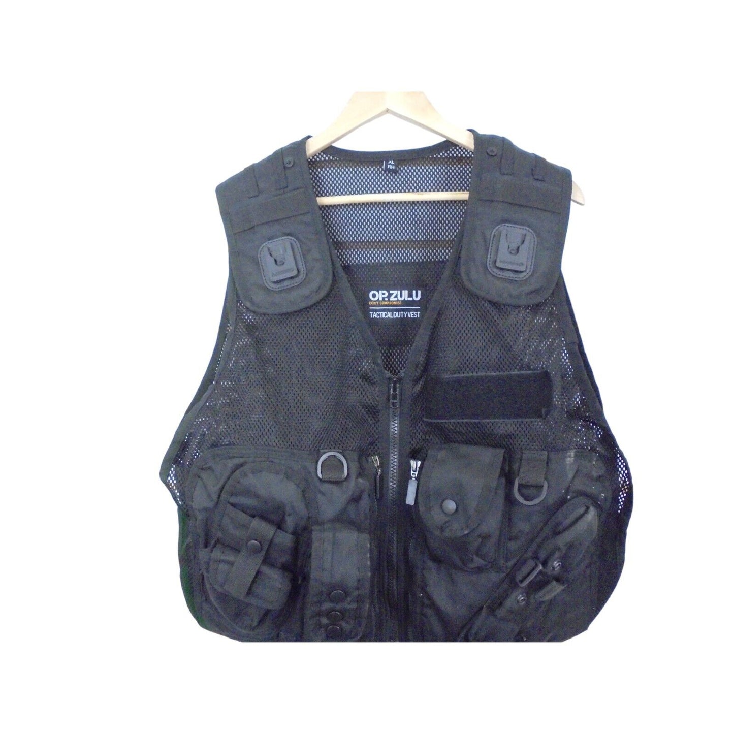 Op.zulu Tactical Duty Vest Used Ex police RH Security Equipment Duty Black