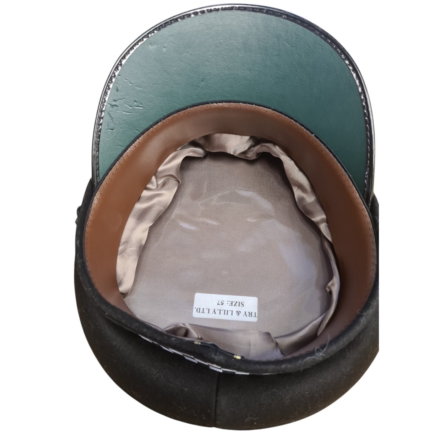 Deputy Assistant Peaked Cap Police Commissioner Double Silver Oak Leaf Size 57