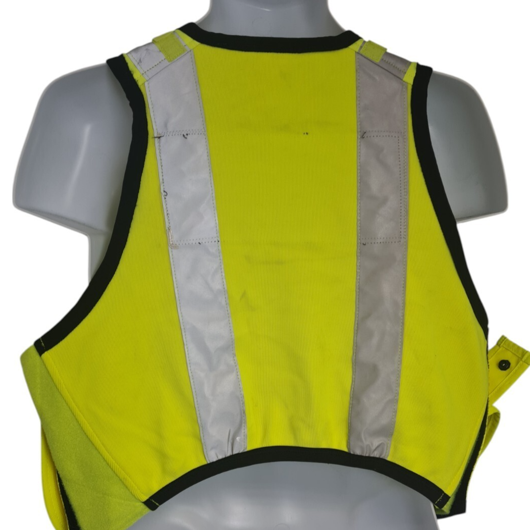 Aegis Utility Vest Hi Viz Hi Vis With 6 Pouch's Buddy-Lok System Security Female