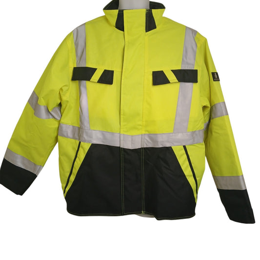 Mascot Hi Viz Jacket Yellow Hi Vis XL Safety Workwear Reflective Coat Grade A
