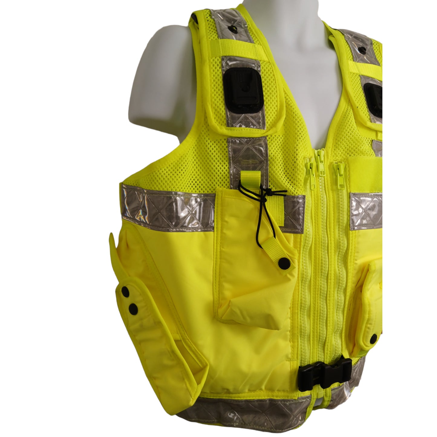 Arktis Tactical Vest Hi Vis Attached Pouches Ex Police Klickfast Docks Security