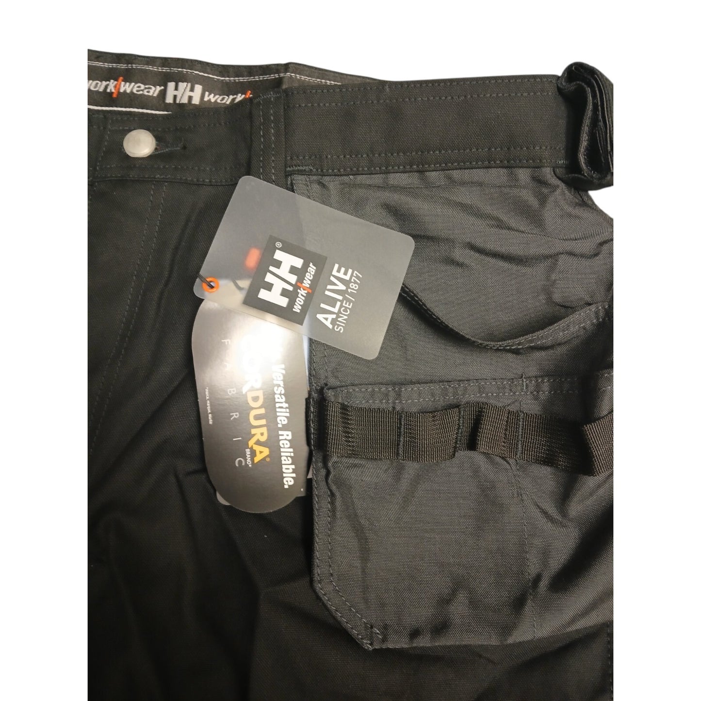 Helly Hansen Work Trousers Chelsea Construction Black Charcoal 76441 Workwear