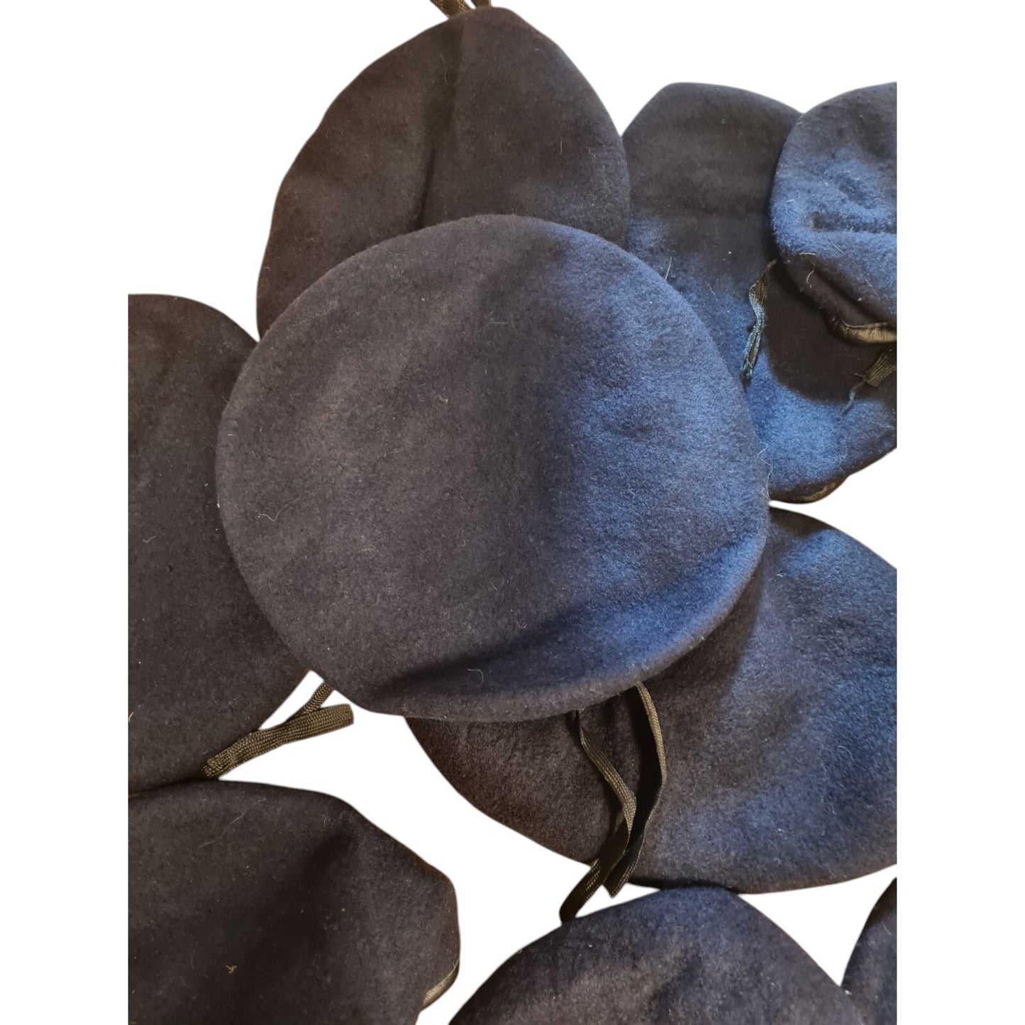 Wool Beret Bundle Military Issue Navy Blue x10 Various Sizes Ranks Services (B)
