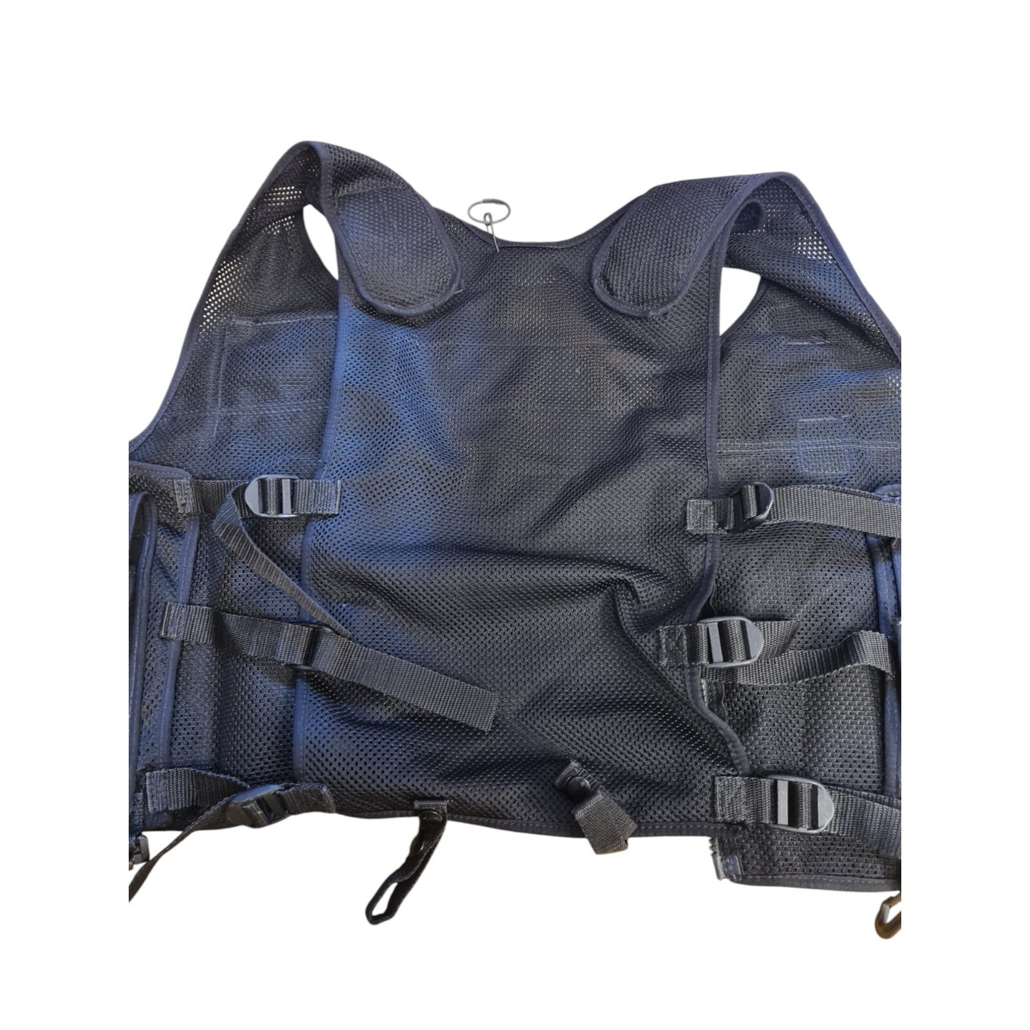 Tactical Vest With Integrated Pouches Adjustable Security Doorman Black Police