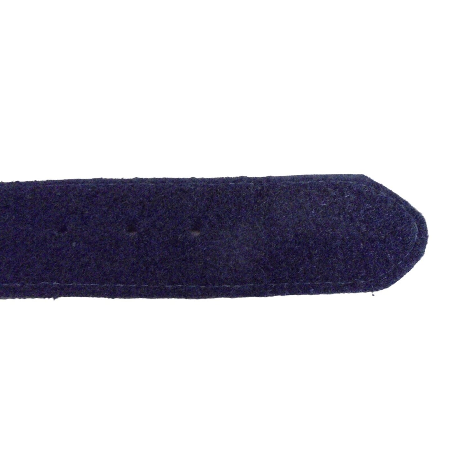 Black Leather Duty Belt Single Prong 5cm Wide Ex Police Uniform Hook & Eye Lined