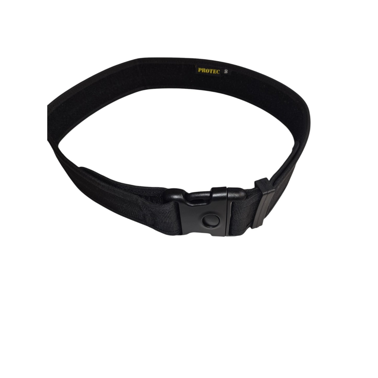 Protec Duty Belt 6 Pouches Attachments Black Security Webbing Utility Small