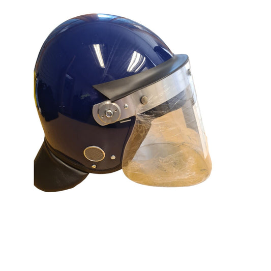MLA Defender Riot Helmet New Ex Police British Issue Security Public Order Blue