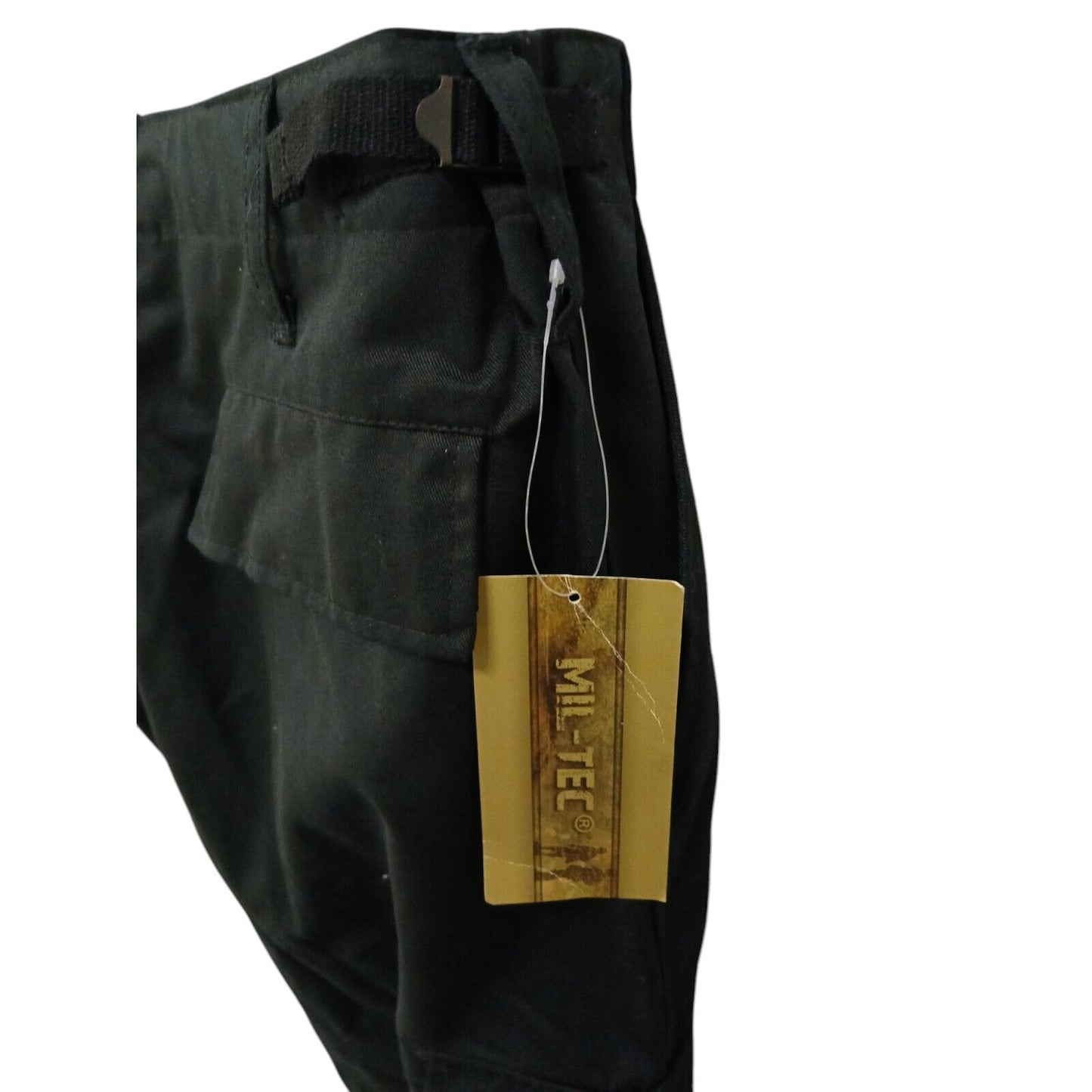 Mil-Tec Tactical Combat Trousers Cargo Black 30% Braumwolle Police Military Work