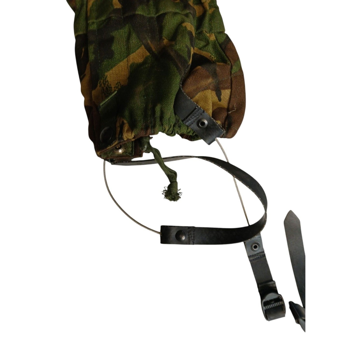British Army DPM Leg Gaiters GS Woodland Goretex Green Wired Camo 1998