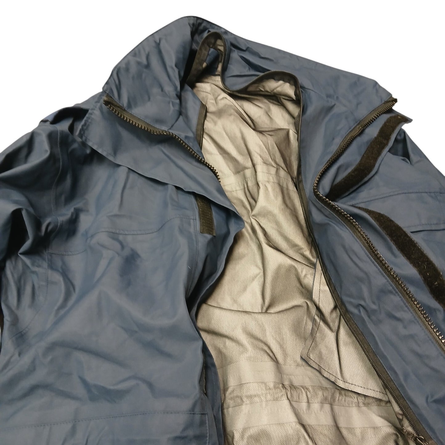 British RAF Goretex Jacket Lined 180/110 No Liner Wet Weather MVP Coat Navy Blue