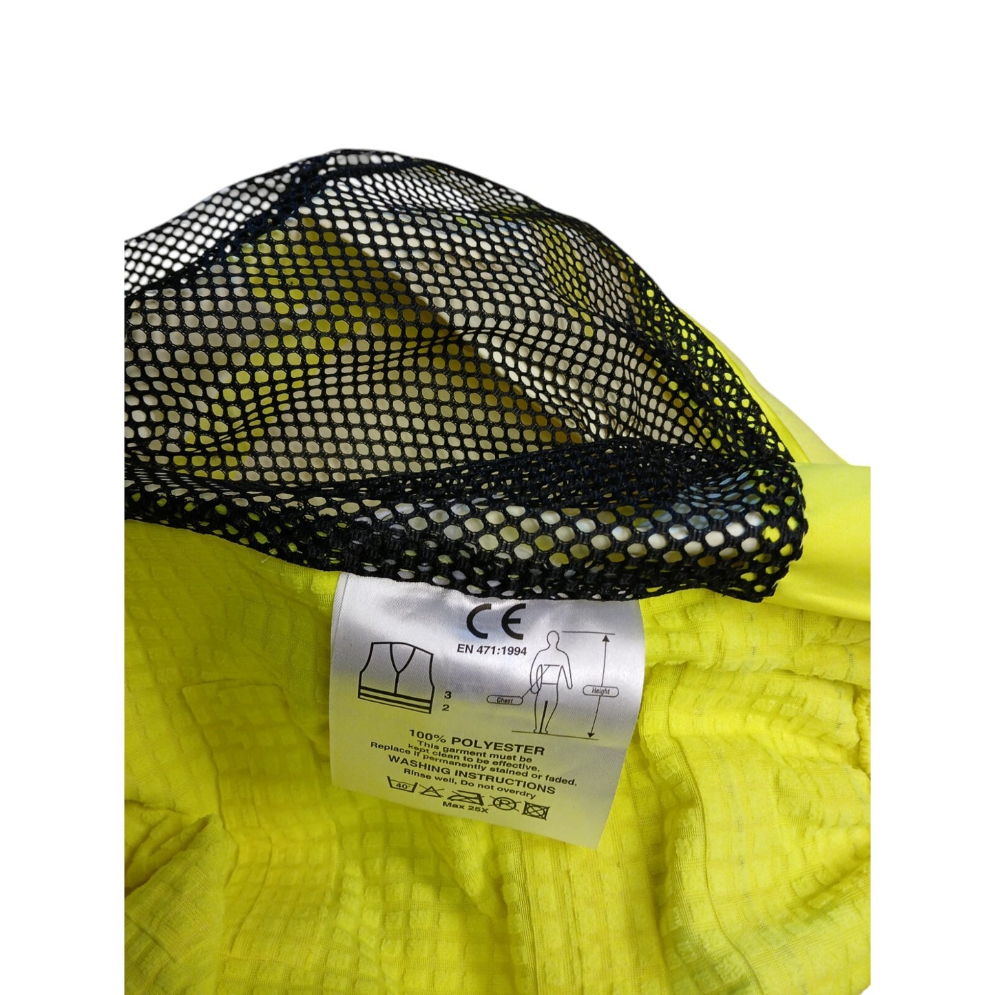Tactical Vest Hi Viz Vis Yellow With Pouches Klickfast Large Security Ex Police