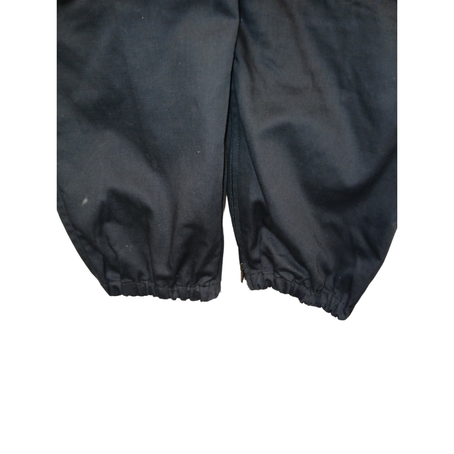 Black Ripstop Combat Trousers Ankle Cuff Ex Police Security Outdoor Pursuits