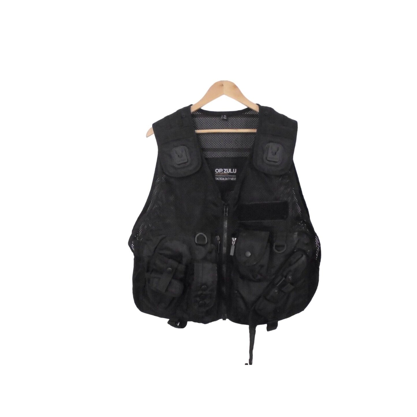 Op.zulu Tactical Duty Vest Used Ex police RH Security Equipment Duty Black