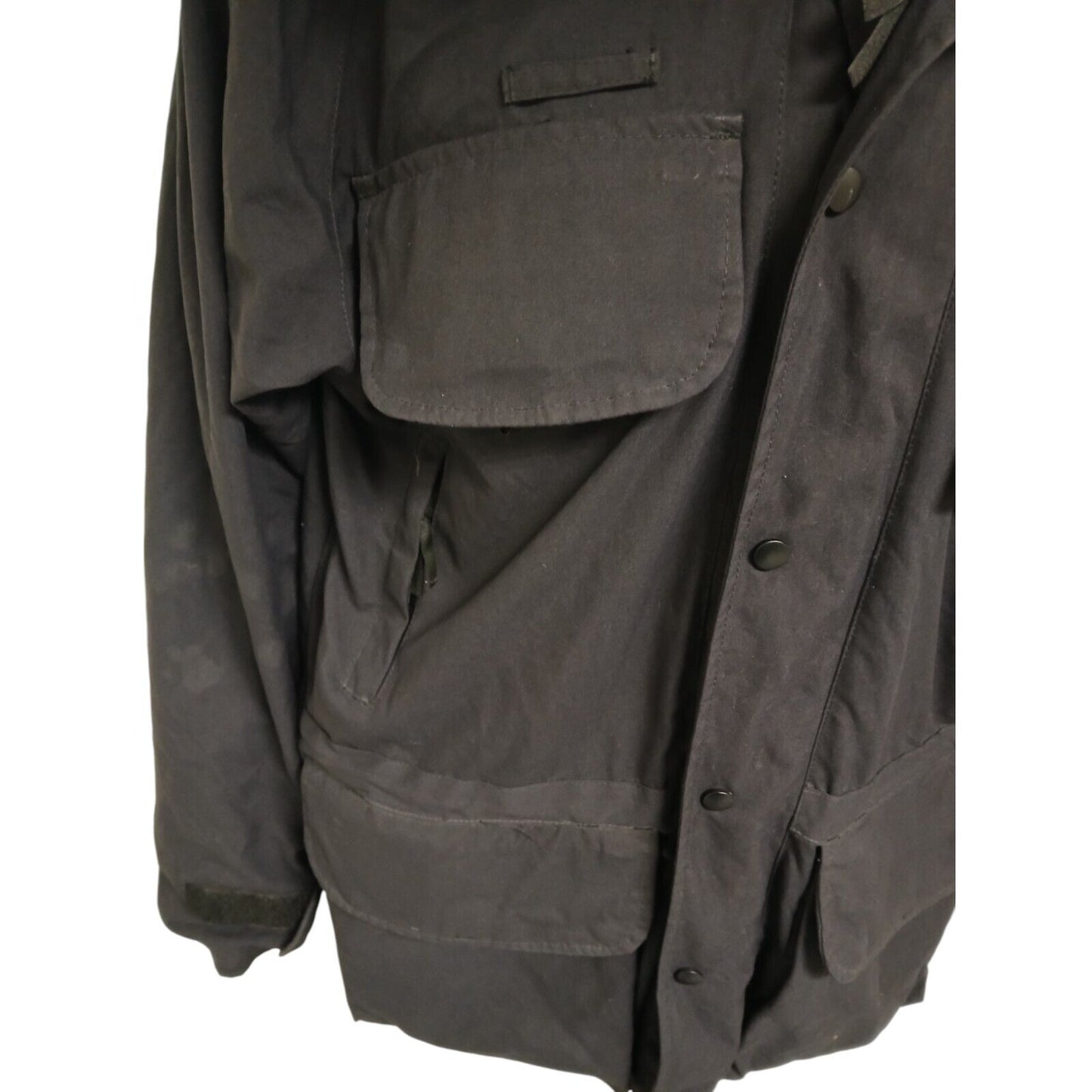 Waterproof Jacket 3/4 Length Ex Police Security Black Parka Coat Wet Weather