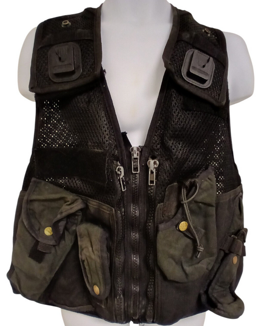 Tactical Vest With Integrated Pouches Security Police Airsoft Klickfast XL