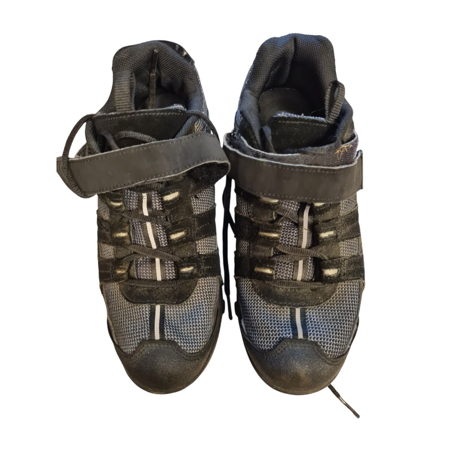 Endura Cycling Shoes Mountain Bike Black/Grey With Cleat Plates Size 7 Patrol