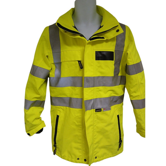 Arco Goretex Jacket Hi Viz Hi Vis Foul Weather Waterproof Highways Security SML