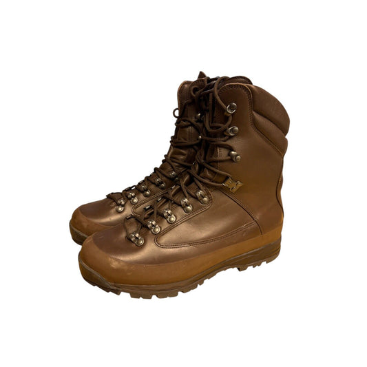 British Army Cold Wet Weather Combat Boots Gortex Brown 10M UK