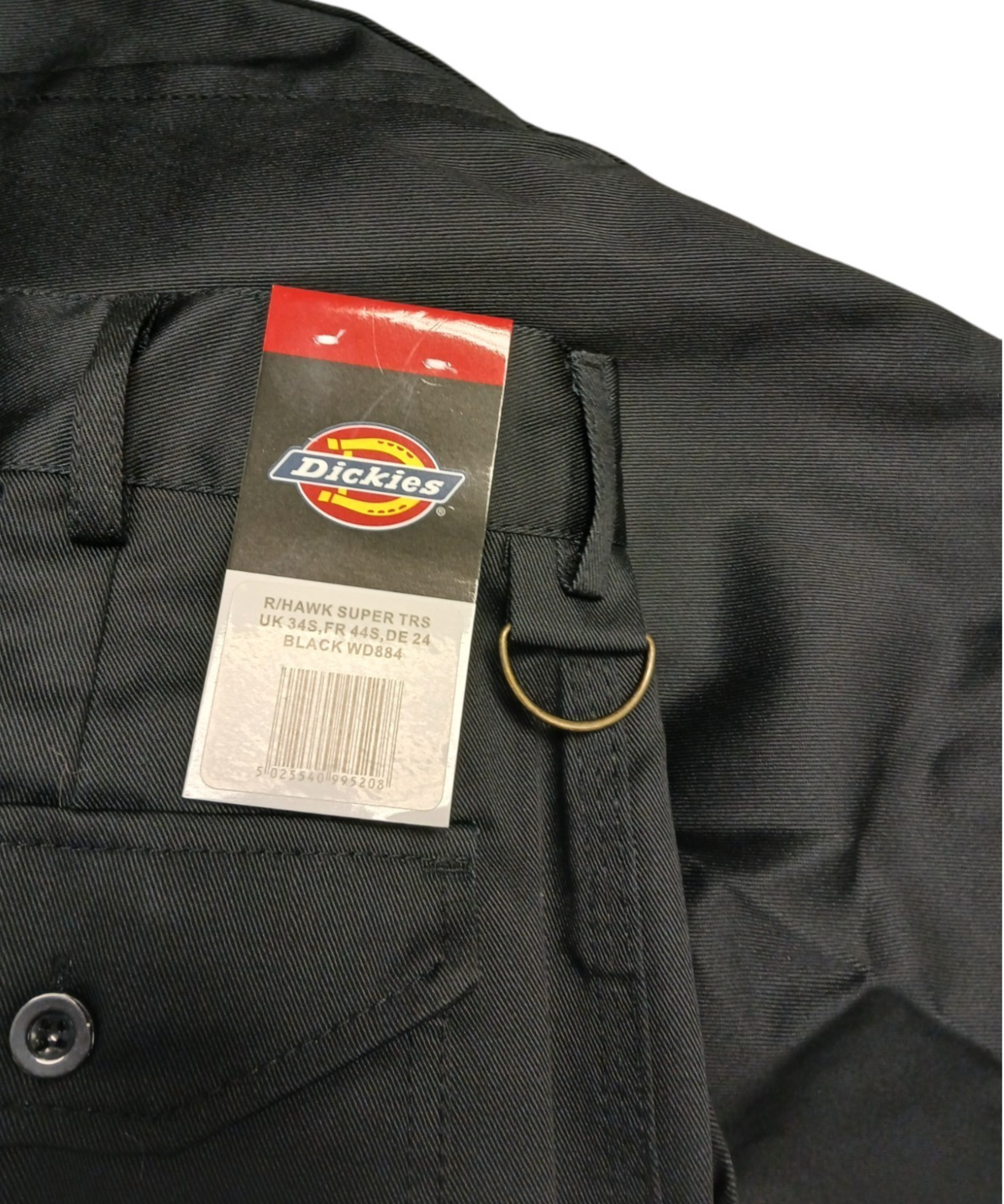 Dickies Work Trousers Work Pants Redhawk Super Cargo Pockets Black WD884