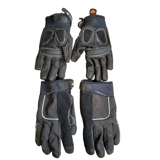 Endura Waterproof Cycling Gloves Winter Gel Zone Black Ex Police Unisex MTB