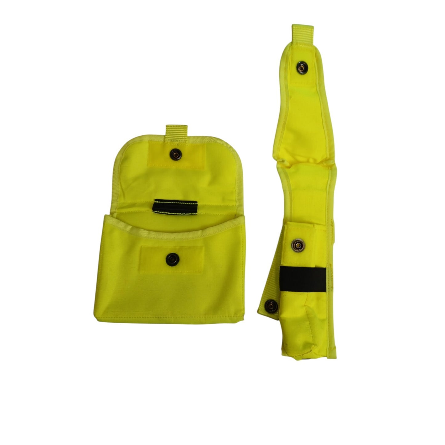 Mehler Vario System Molle Pouches X2 Pouch Hi Viz Vis Yellow Ex Police Security