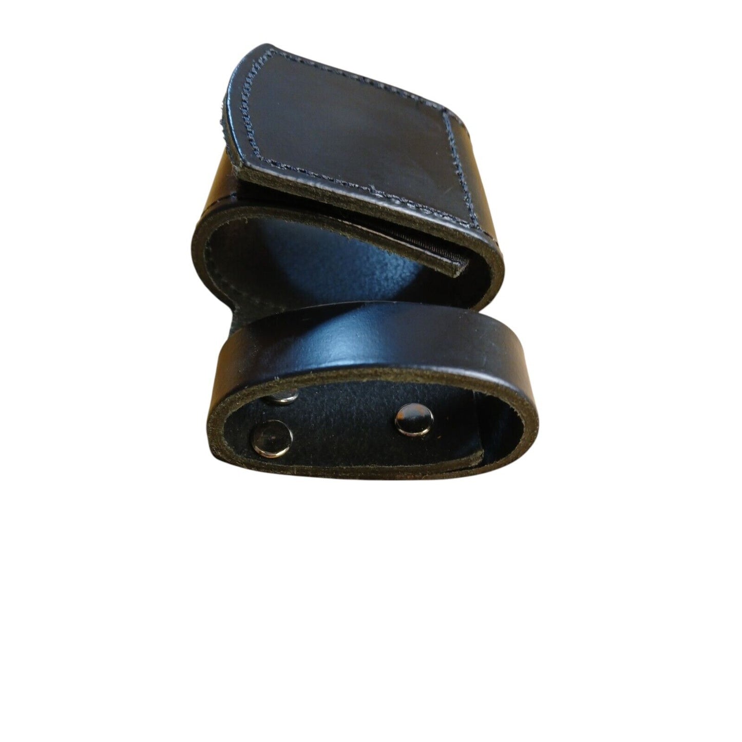 Leather Belt Buckle Protector Ex Police 50mm Black Security Tactical