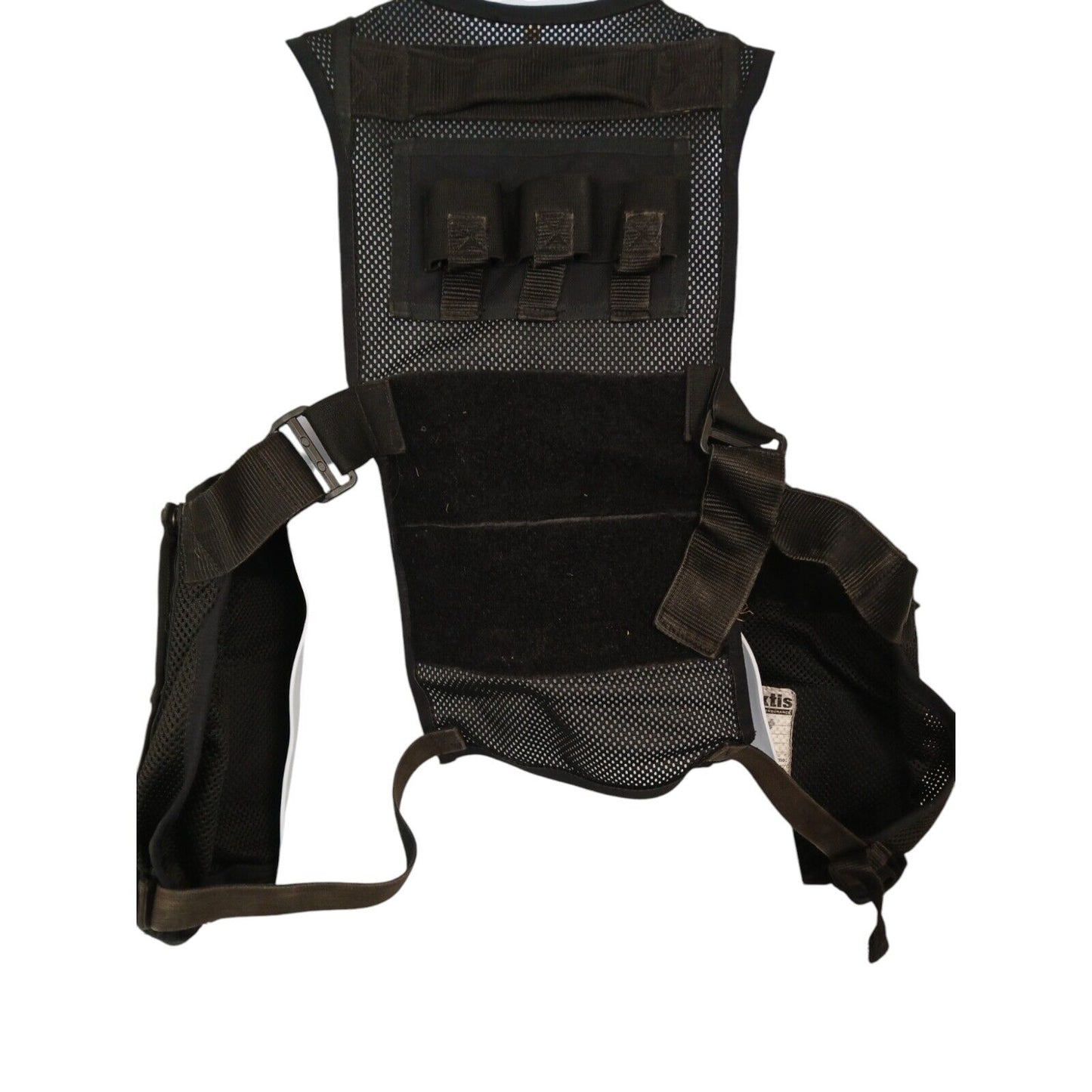 Arktis Tactical Vest Black Integrated Pouches Security Ex Police
