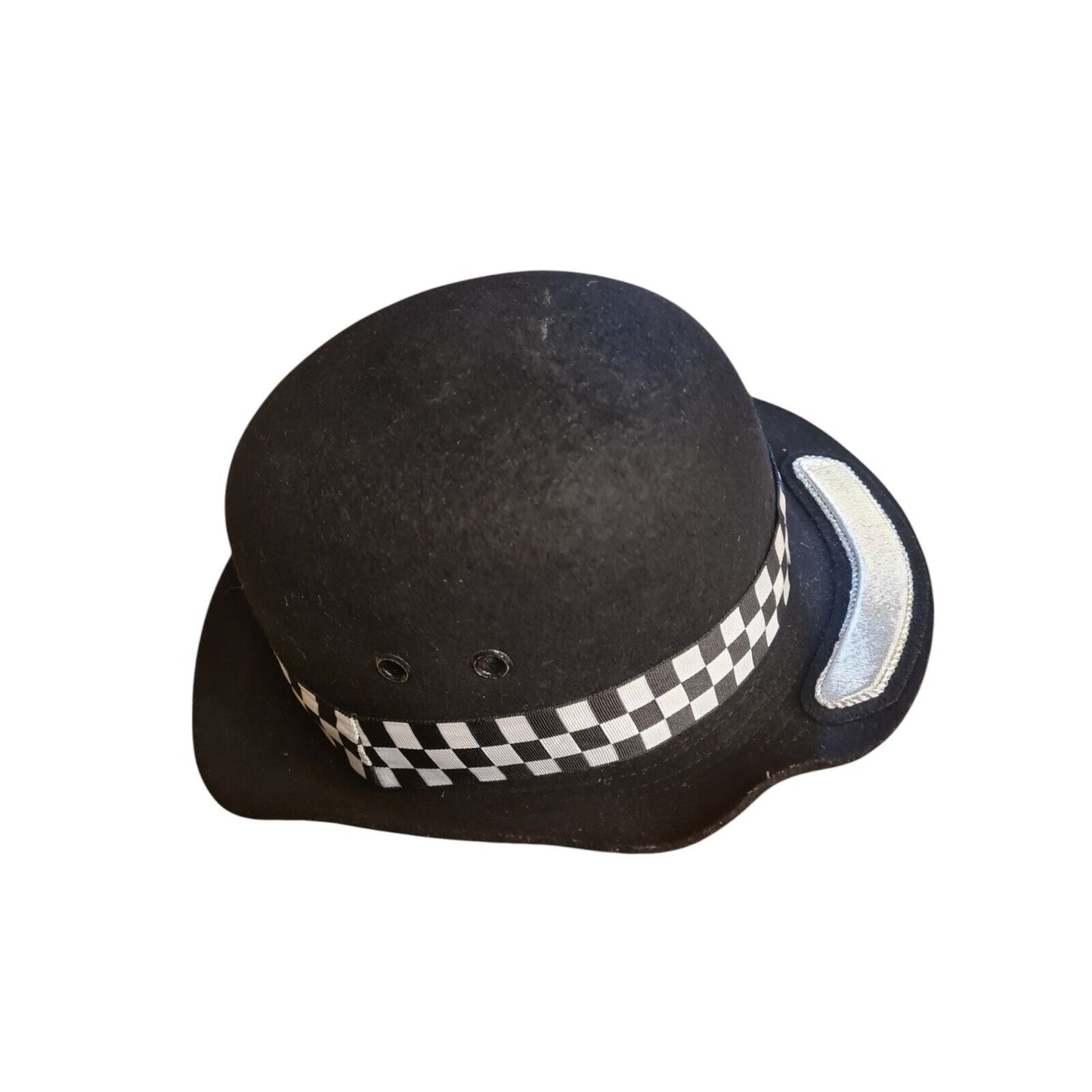 Police Chief Superintendent WPC Bowler Hat Silver Trim 56 Film TV Memorabilia