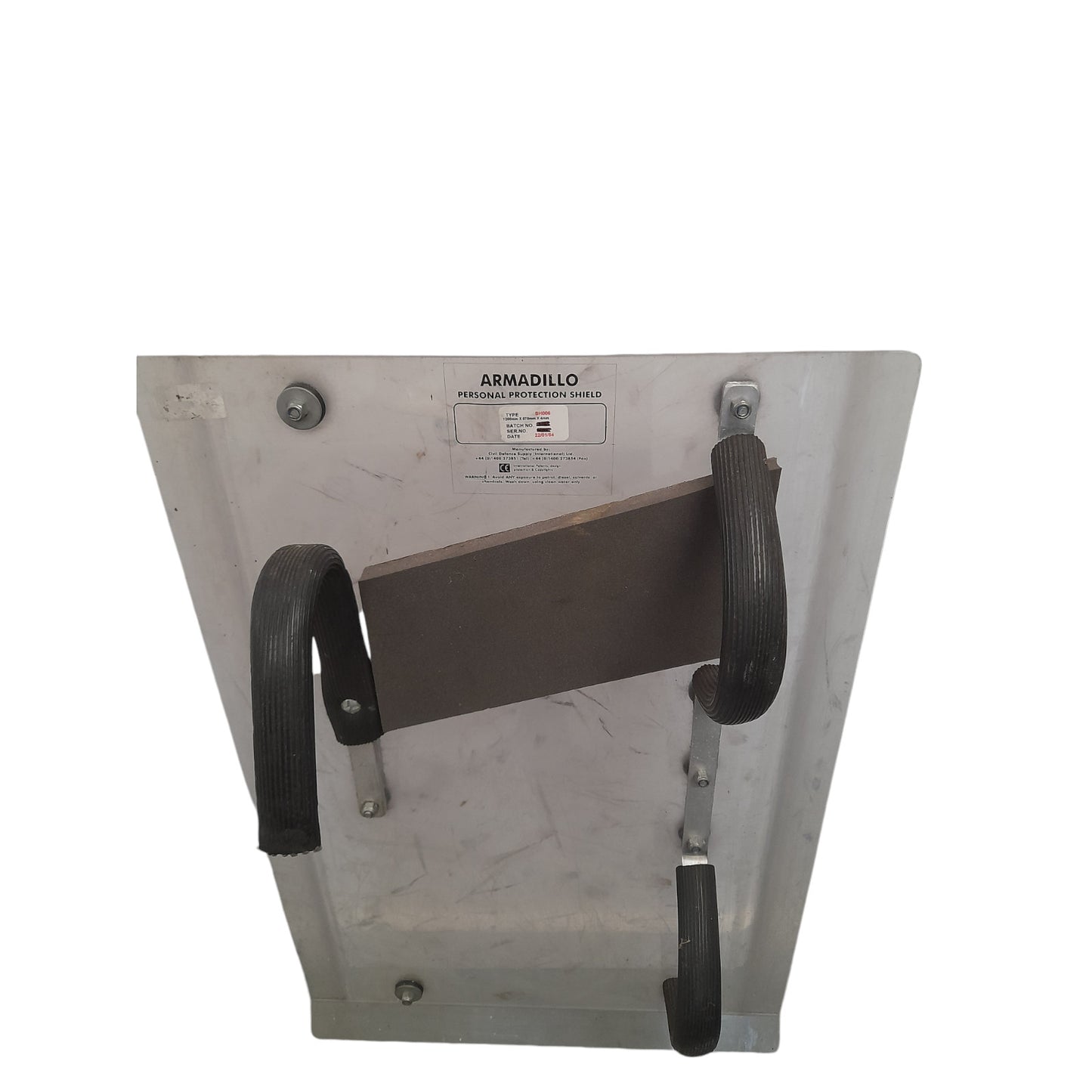 Riot Shield Interlocking Armadillo Rectangular Medium 120cm x 57cm Ex Police