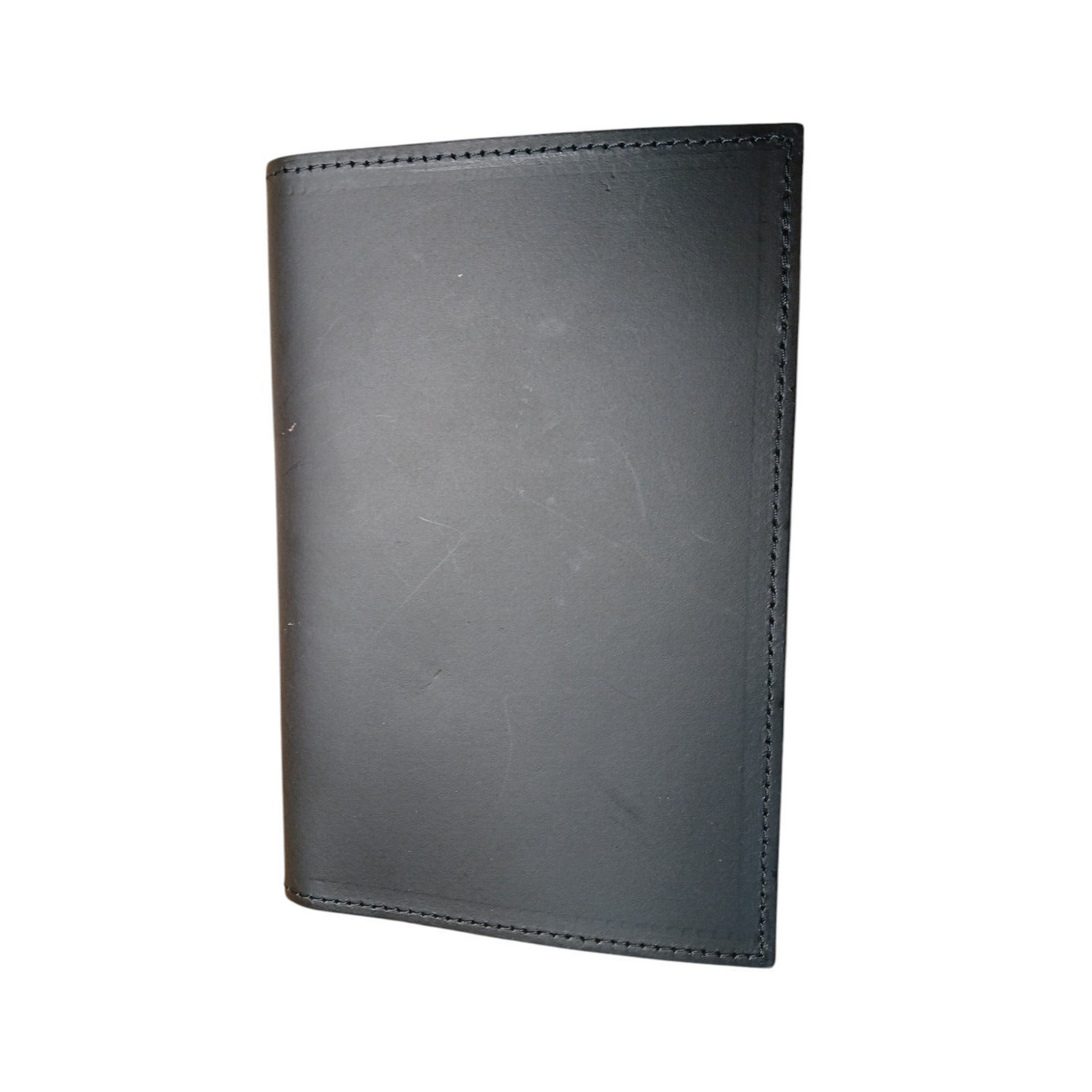 Leather Police Notebook Cover Document Pocket Book Holder Black Ex Police