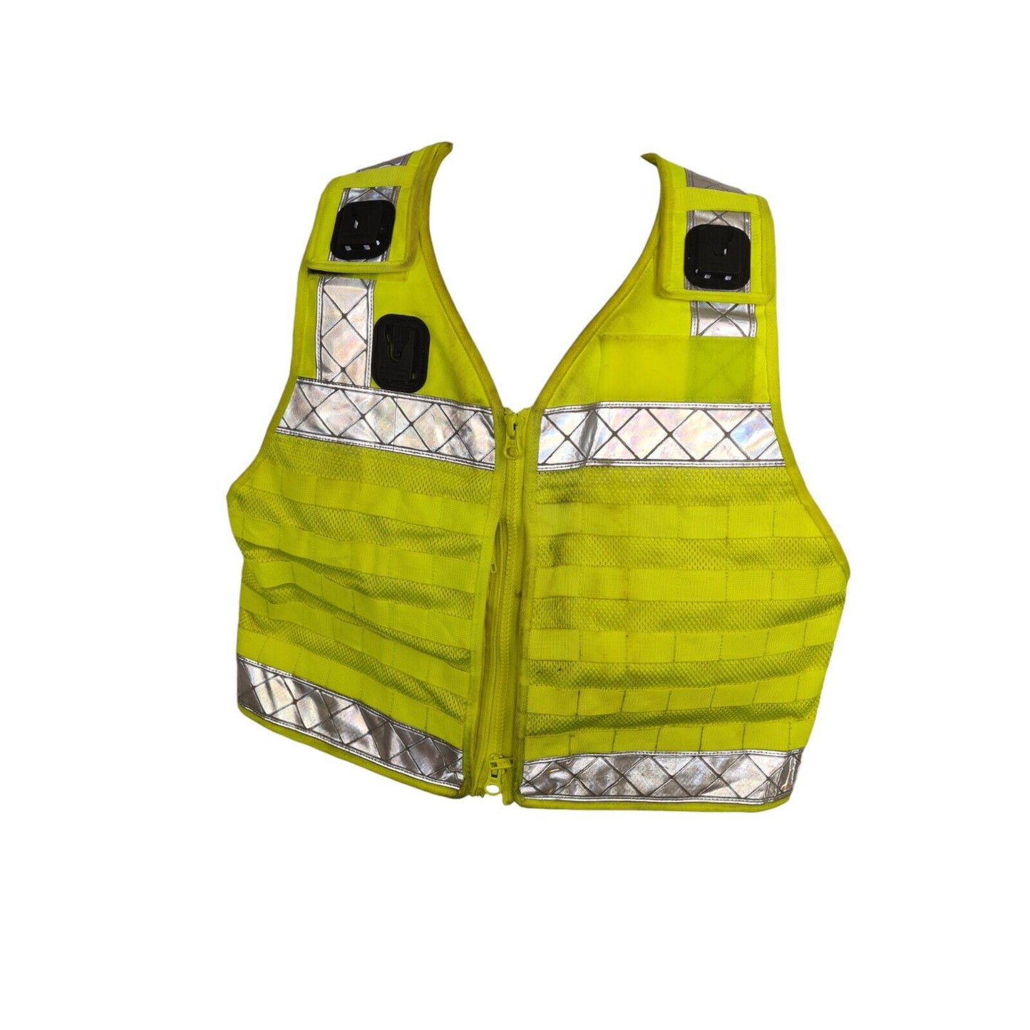 Protec Molle Vest Hi Vis Hi Viz Tactical Ex Police Klickfast Docks Security